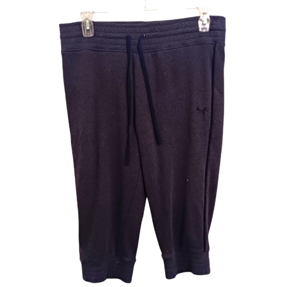 Dark Gray Thick Cotton Capris by Sport Lifestyle Size XL